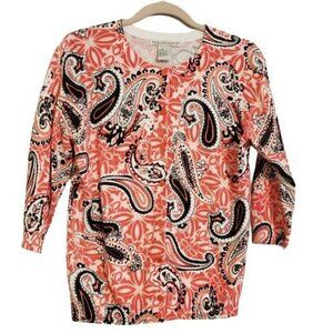 Requirement 3/4 sleeve cardigan size M